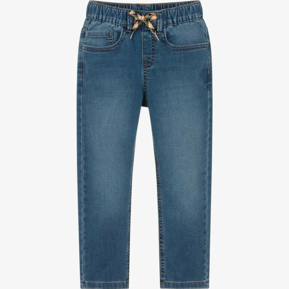 Boys Blue Jogger-Fit Jeans