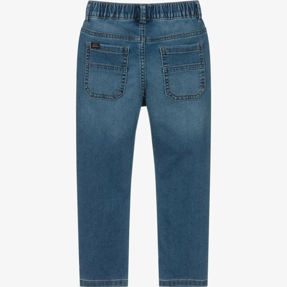 Boys Blue Jogger-Fit Jeans