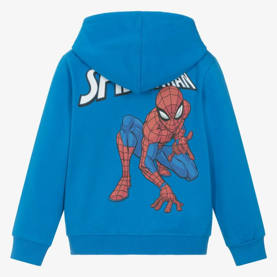 Boys Blue Marvel Zip-Up Top