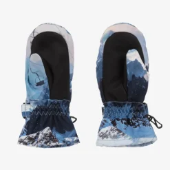 Boys Blue Mountain Ski Thermal Mittens