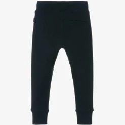 Boys Blue Organic Cotton Jersey Joggers