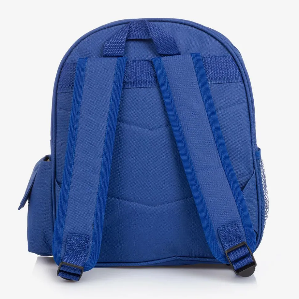 Boys Blue Personalised Shark Backpack (30cm)