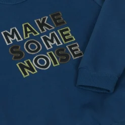 Boys Blue Slogan Sweatshirt