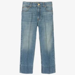 Boys Blue Straight Leg Denim Jeans