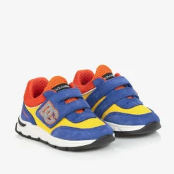 Boys Blue Suede DG Trainers