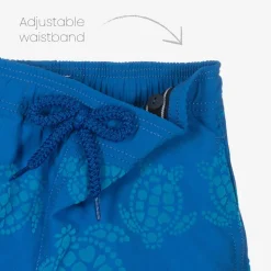 Boys Blue Turtle Swim Shorts
