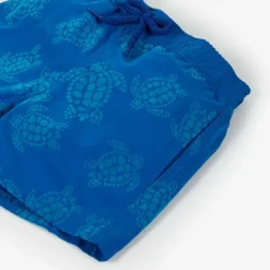 Boys Blue Turtle Swim Shorts