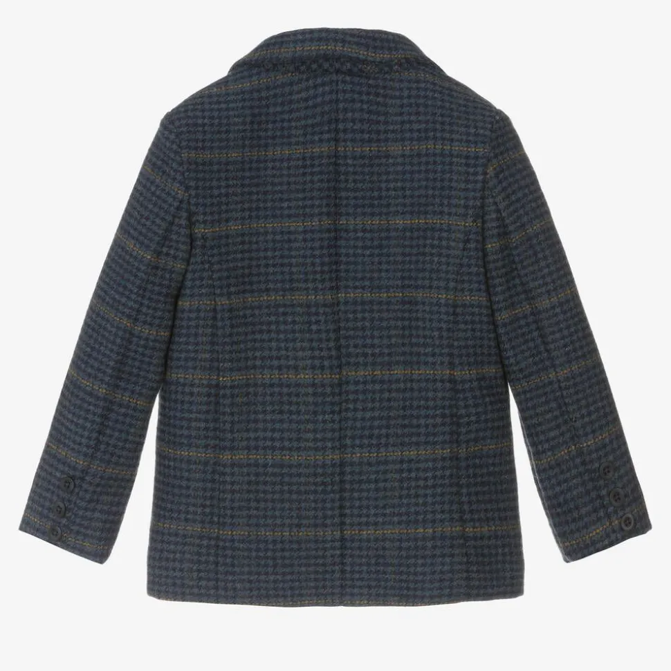 Boys Blue Tweed Blazer