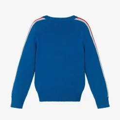 Boys Blue Wool & Cashmere Peanuts© Jumper