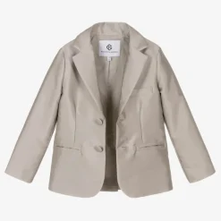 Boys Bronze Satin Twill Suit