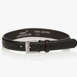 Boys Brown Leather Belt