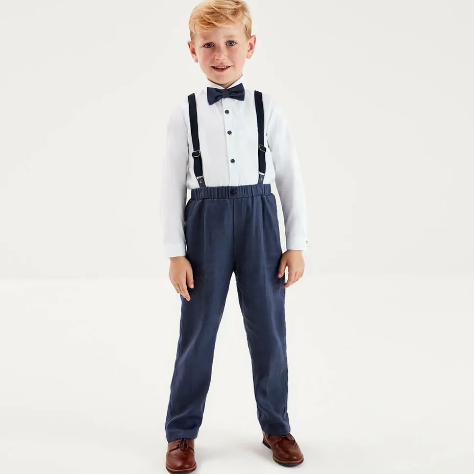 Boys Brown Leather Lace-Up Brogues