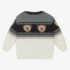 Boys Cotton & Wool Knit Sweater