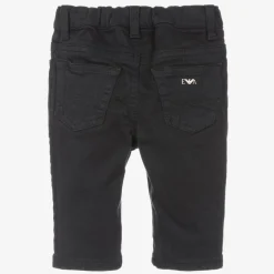 Boys Dark Blue Cotton Twill Trousers