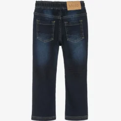 Boys Dark Blue Straight Jeans