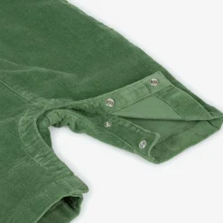Boys Green Corduroy Dungarees