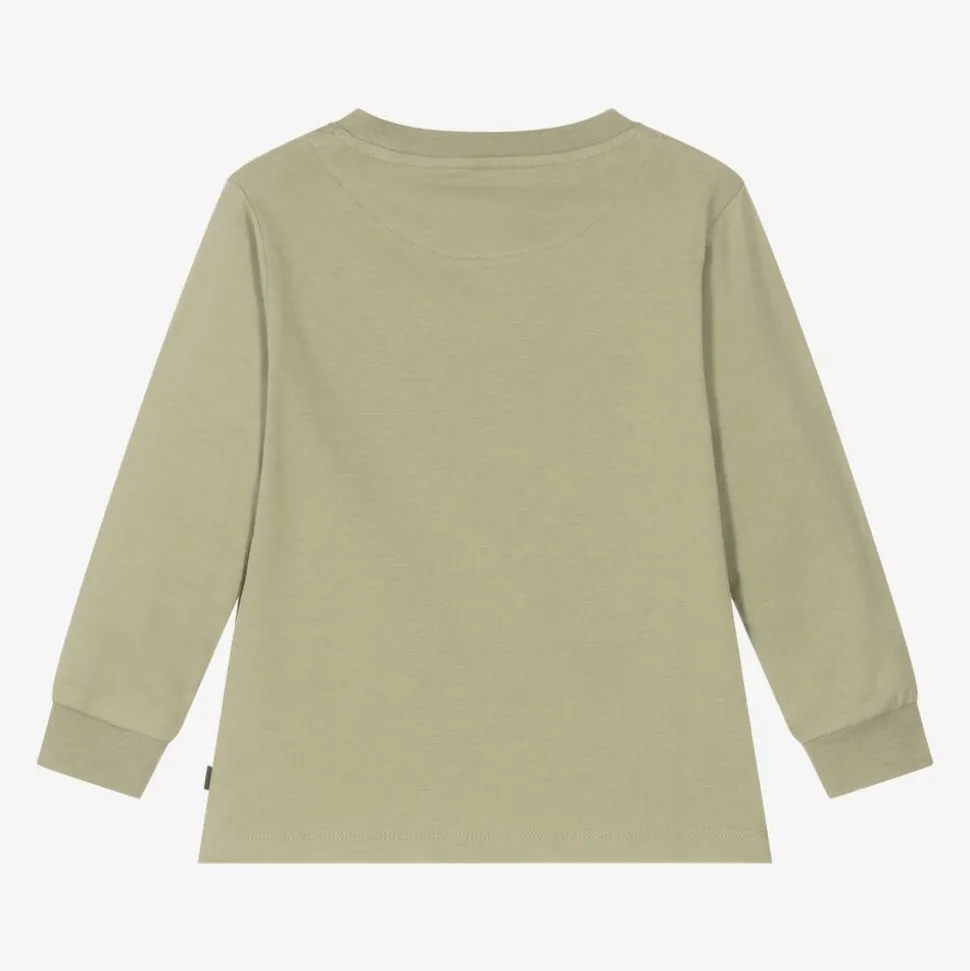 Boys Green Cotton Top