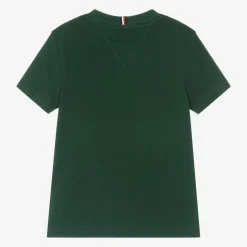 Boys Green Cotton T-Shirt