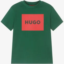 Boys Green Organic Cotton T-Shirt