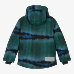Boys Green Tie-Dye Ski Jacket