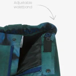 Boys Green Tie-Dye Ski Trousers