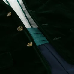 Boys Green Velvet Suit