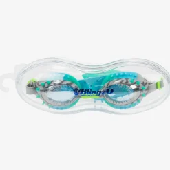 Boys Grey & Blue Swimming Goggles