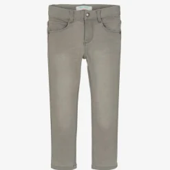 Boys Grey Denim Skinny Jeans