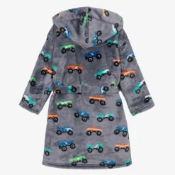 Boys Grey Fleece Dressing Gown