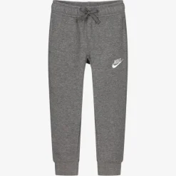 Boys Grey Logo Joggers