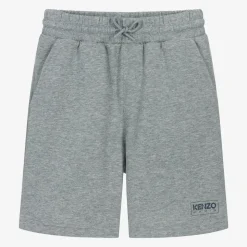 Boys Grey Marl Cotton Shorts
