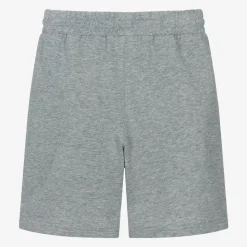 Boys Grey Marl Cotton Shorts
