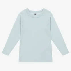 Boys Ivory & Blue Cotton Tops (2 Pack)