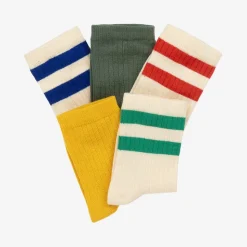 Boys Ivory Ankle Socks (5 Pack)