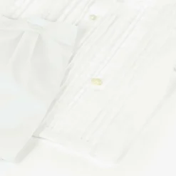 Boys Ivory Cotton Buster Suit