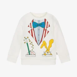 Boys Ivory Cotton Magician Sweatshirt