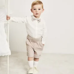 Boys Ivory First Walker Shoes