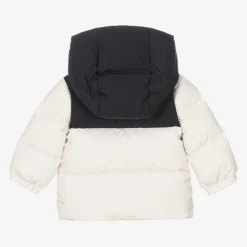 Boys Ivory Hooded Joe Down Coat