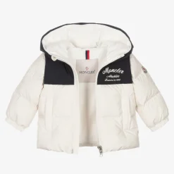 Boys Ivory Hooded Joe Down Coat