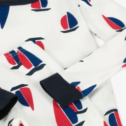 Boys Ivory Organic Cotton Pyjamas