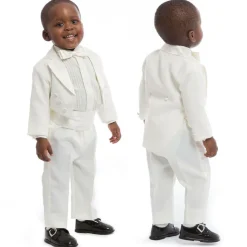 Boys Ivory Tuxedo Suit
