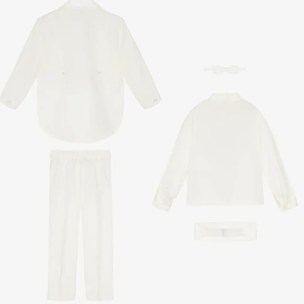 Boys Ivory Tuxedo Suit