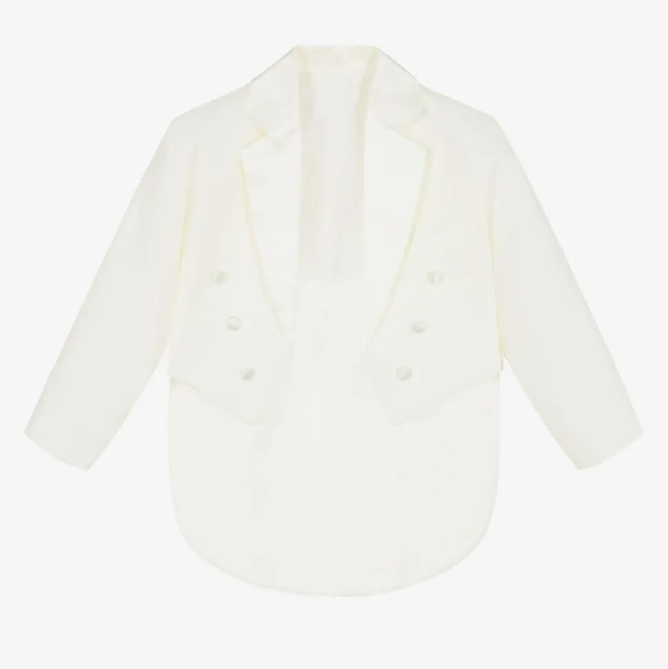 Boys Ivory Tuxedo Suit