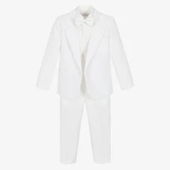 Boys Ivory Tuxedo Suit