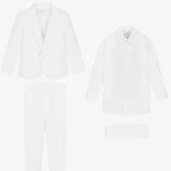 Boys Ivory Tuxedo Suit