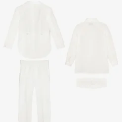 Boys Ivory Tuxedo Suit