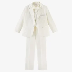 Boys Ivory Tuxedo Suit