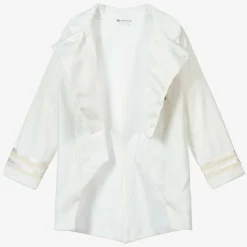 Boys Ivory Velvet Suit