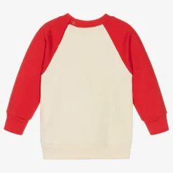 Boys Ivory Web Sweatshirt