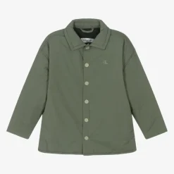 Boys Khaki Green Padded Jacket